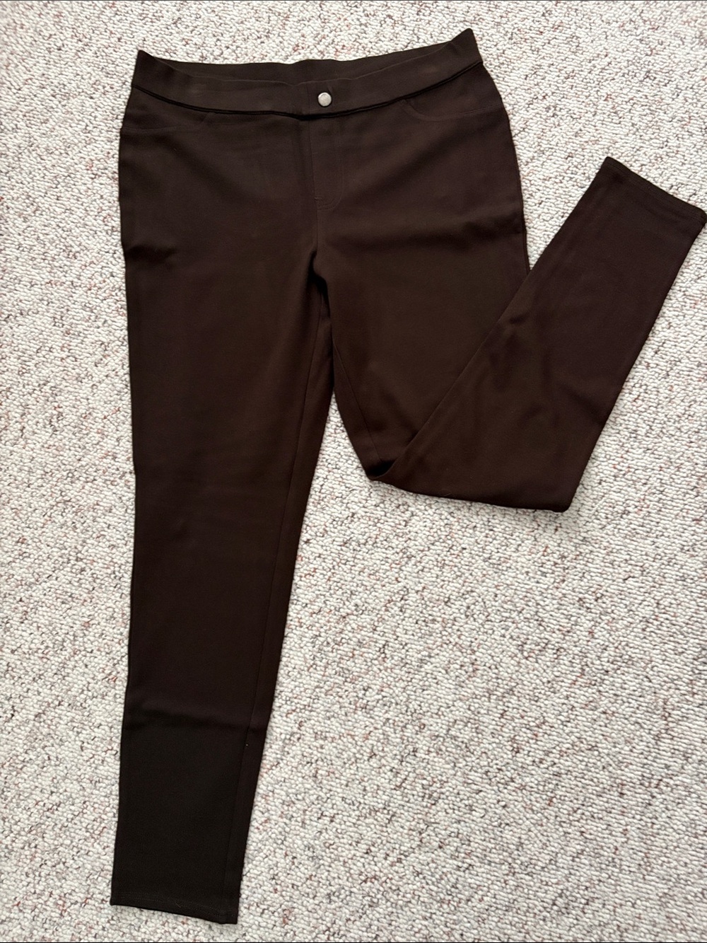 Classic Women's Brown Ponte Leggings